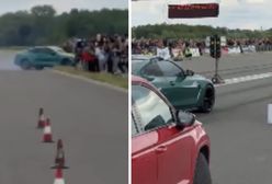 Dramatyczny wypadek w Krośnie. Sportowe auto wjechało w tłum ludzi