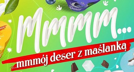 Mlekpol w rajskim klimacie promuje maślanki na deser