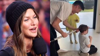 Anna Lewandowska prezentuje, jak Robert układa Klarze włosy nowym, CZYSTYM ODKURZACZEM