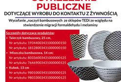 Szkodliwe naczynia bambusowe. Sieć handlowa wycofała produkty