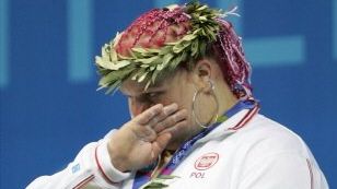 Agata na podium w Atenach