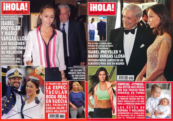 Mario Vargas Llosa porzucił żonę dla matki Enrigue Iglesiasa