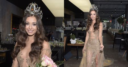 Izabella Krzan zaprezentowała suknie na wybory Miss Universe
