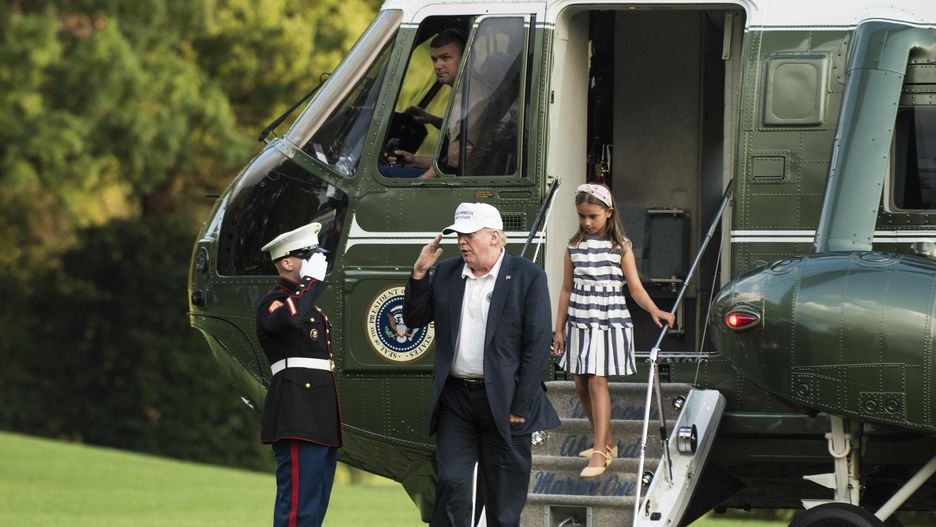 Spędzili razem weekend w klubie golfowym w Bedminster w New Jersey