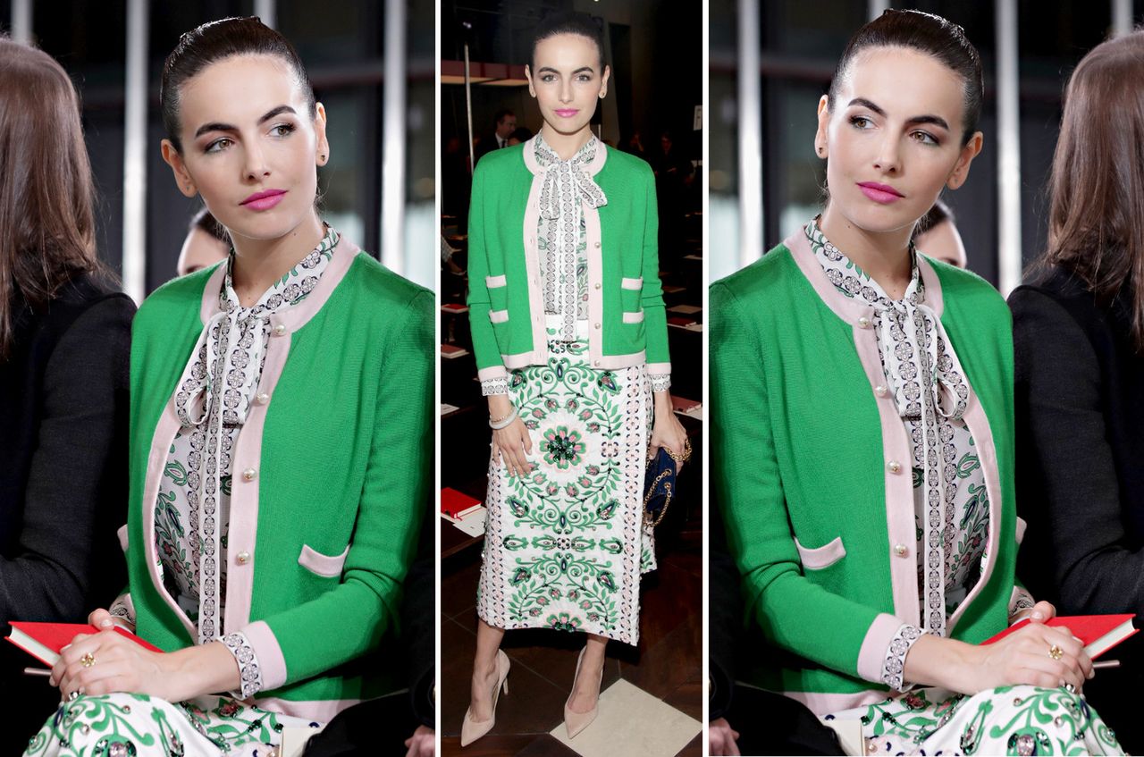 LOOK OF THE DAY: Camilla Belle w wiosennej stylizacji Tory Burch