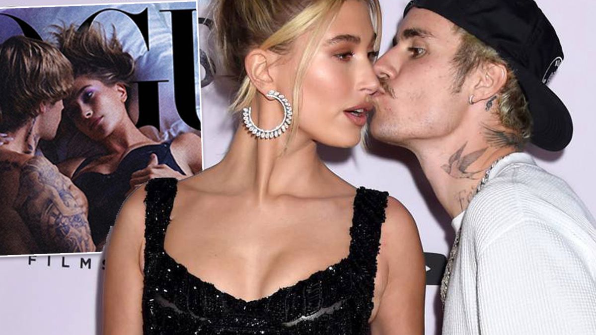 Justin Bieber i Hailey na okładce „Vogue’a”. Pełna namiętności sesja rozpala wyobraźnię. Szczególnie zdjęcie bez bielizny