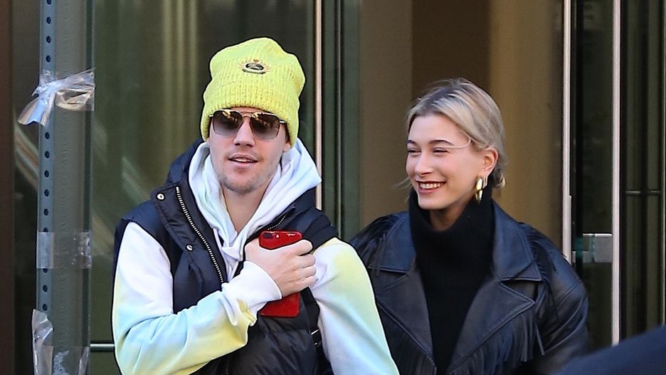 Justin Bieber z żoną na spacerze w Nowym Jorku