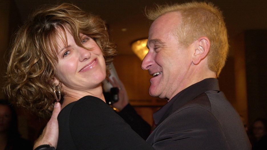Pam Dawber i Robin Williams w 2000 r.