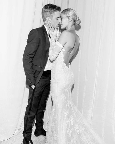 Ślubne zdjęcie Justina Bieber z żoną