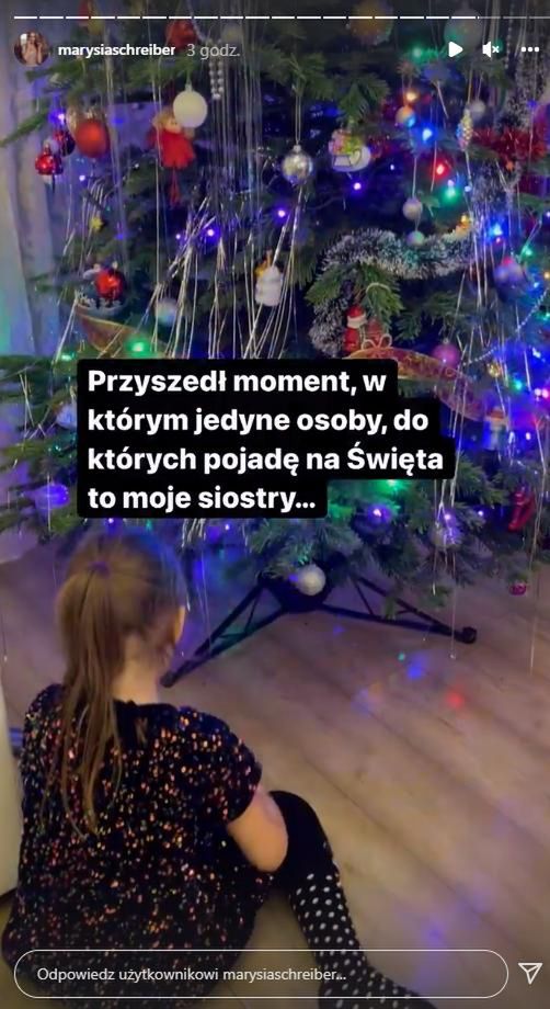 Marianna Schreiber o planach na święta