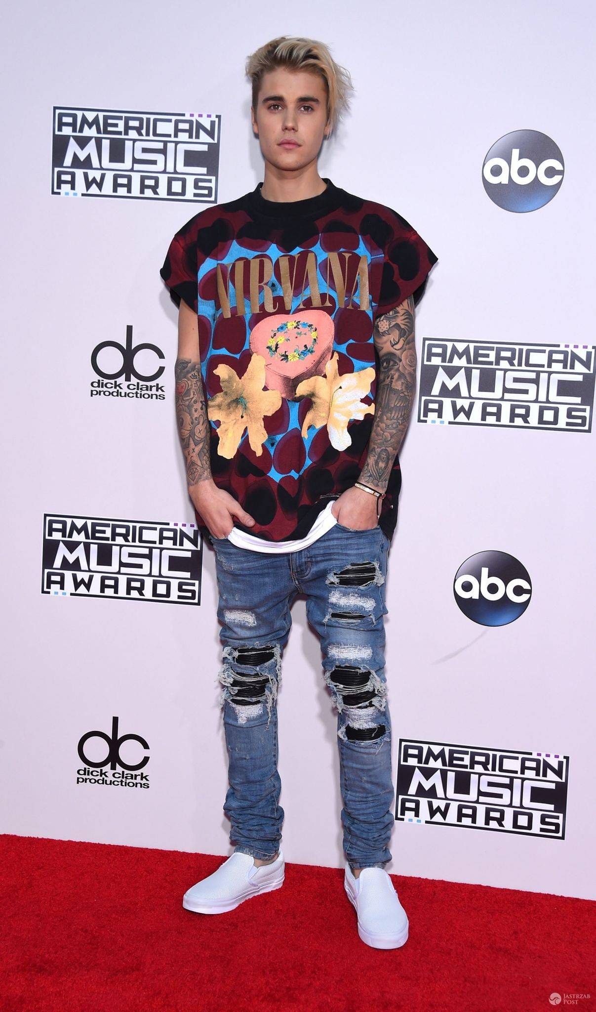 Justin Bieber na
American Music Awards 2015