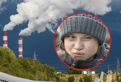 Greta Thunberg w Polsce. Ekipa filmowa przy Elektrowni Bełchatów