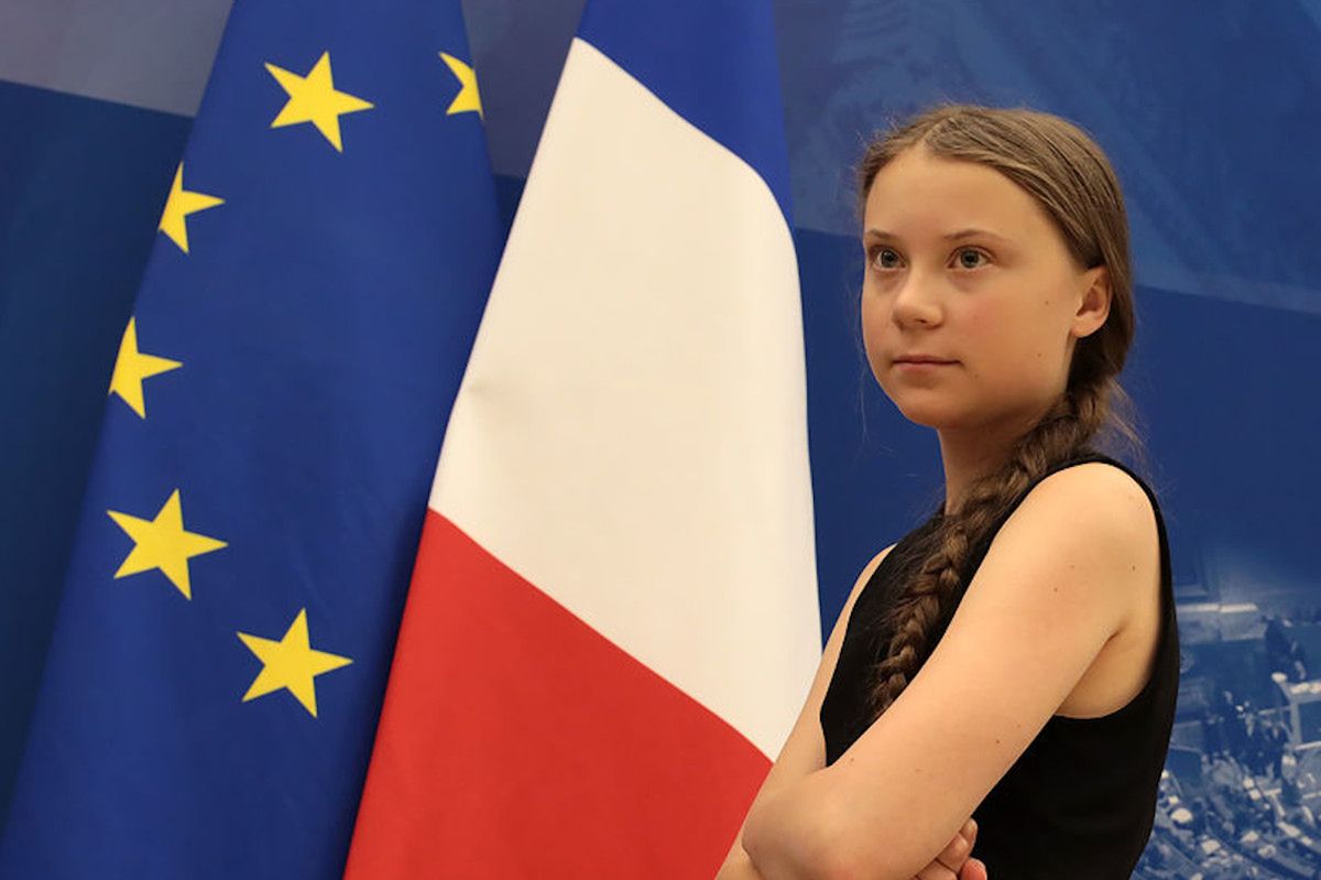 Greta Thunberg podróżniczką w czasie? Ludzie udostępniają zdjęcie z 1898 roku