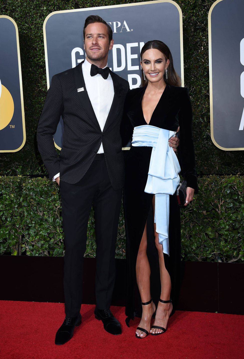 Armie Hammer and Elizabeth Chambers at the 75th Annual Golden Globe Awards held at the Beverly Hilton Hotel on January 7, 2018 in Beverly Hills, CA
©Tammie Arroyo-GG18/AFF-USA.com