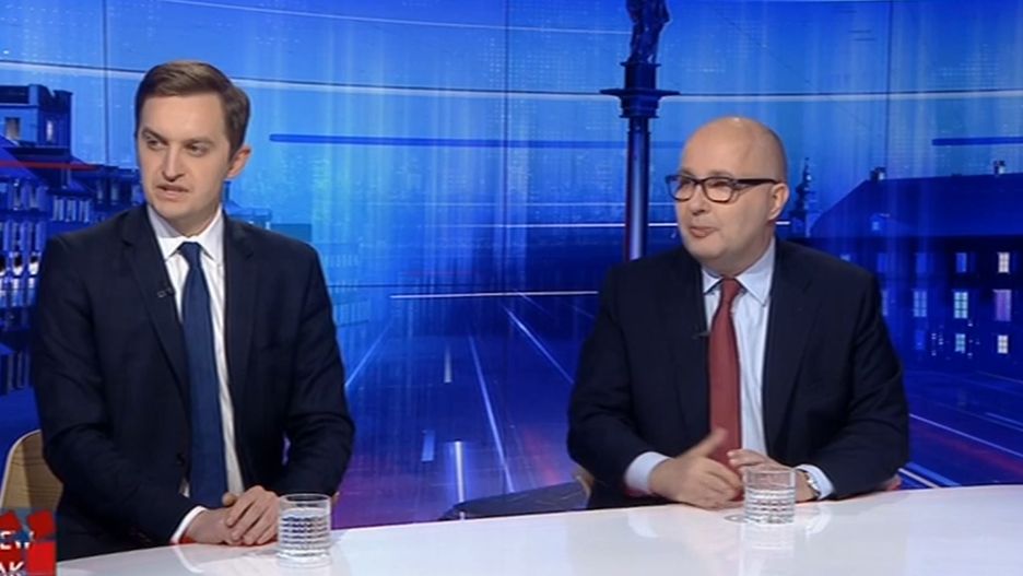 Od lewej: Sebastian Kaleta (PiS) i Robert Kropiwnicki (PO) 