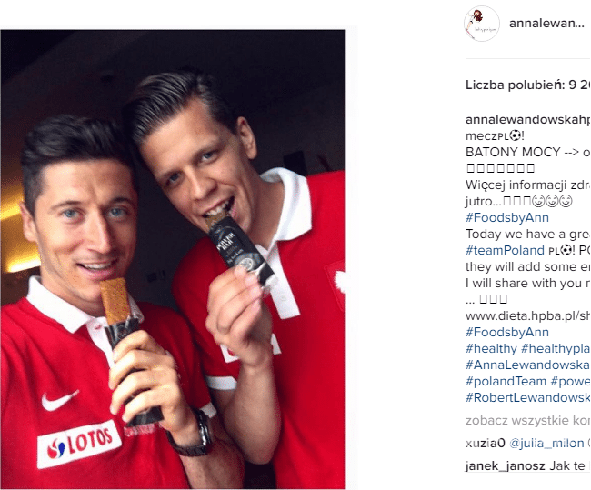 Robert Lewandowski i Wojciech Szczęsny przed meczem ze Szwajcarią na EURO 2016