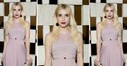 LOOK OF THE DAY: Emma Roberts w plisowanej sukience