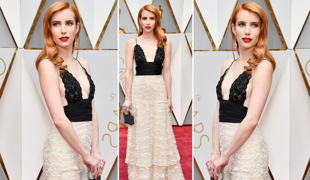 Emma Roberts w sukni Armani Prive vintage