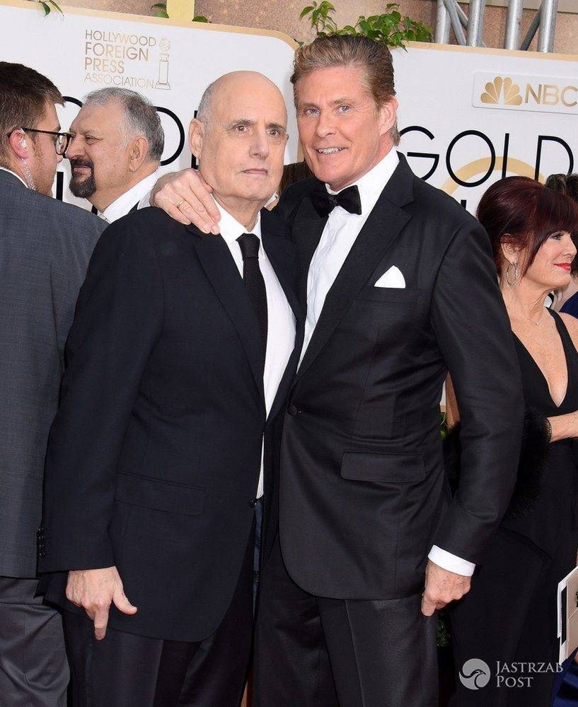 .Jeffrey Tambor i David Hasselhoff - Złote Globy 2016