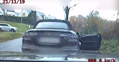 BMW grupy Speed kontra mocny mercedes. Polscy policjanci pokazali umiejętności