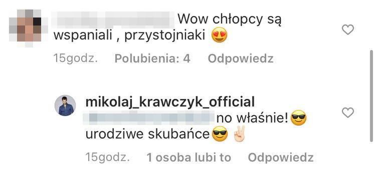 Mikołaj Krawczyk pokazał zdjęcia synów ze związku z Anetą Zając