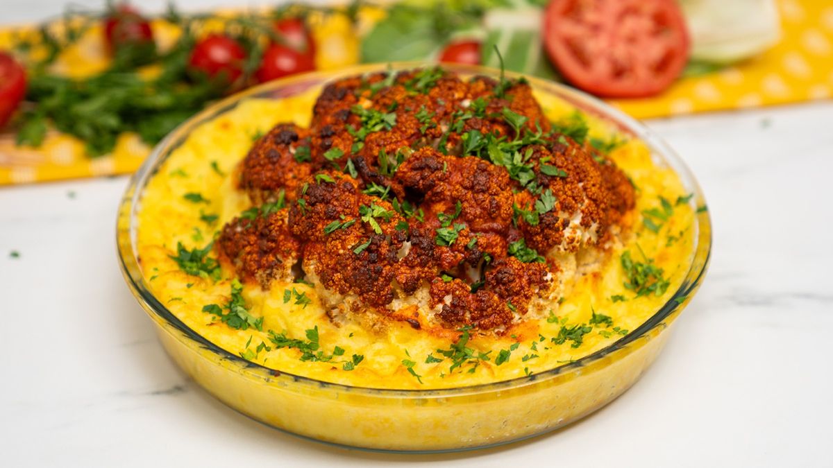 Faszerowany kalafior- Pyszności