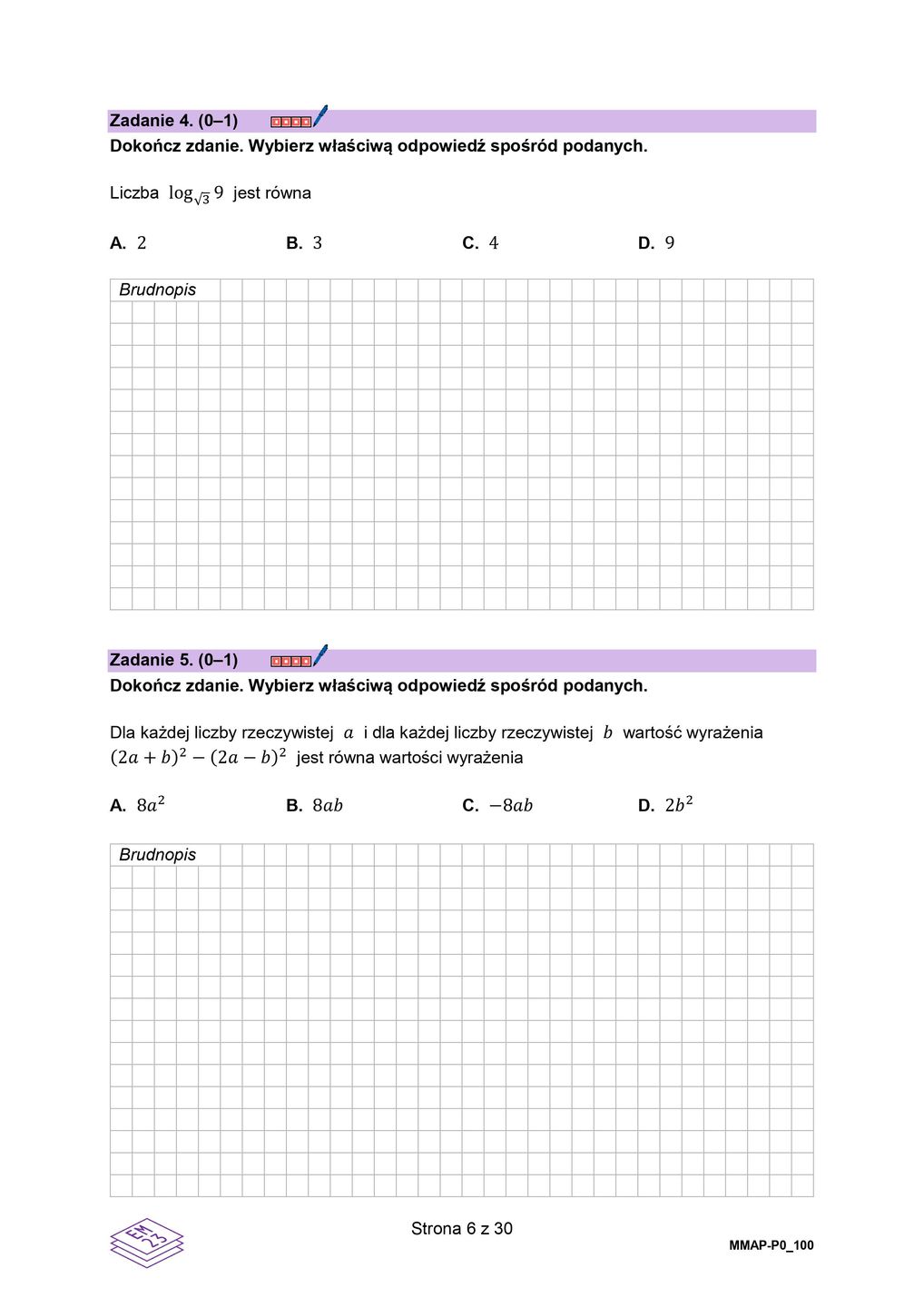 Arkusz matematyka. Matura 2024 w nowej formule