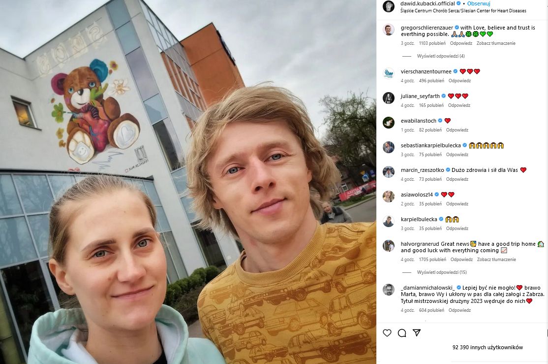 Dawid Kubacki i Marta Kubacka