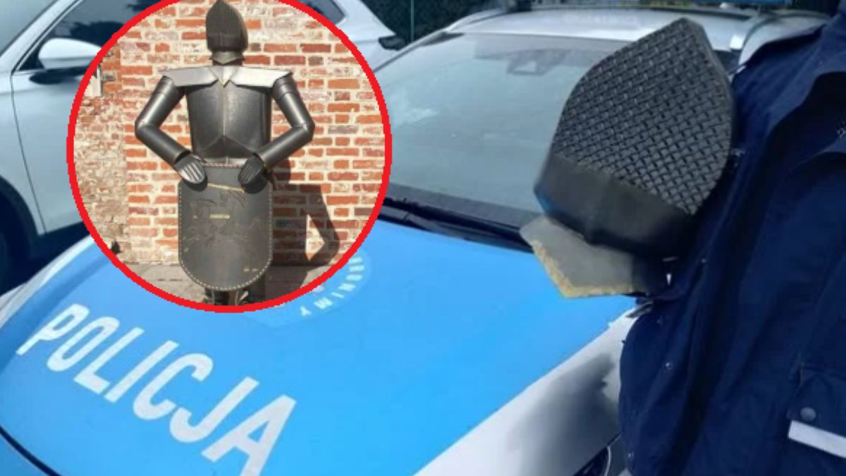 Policjanci z Pasłęka odzyskali „głowę” rycerza