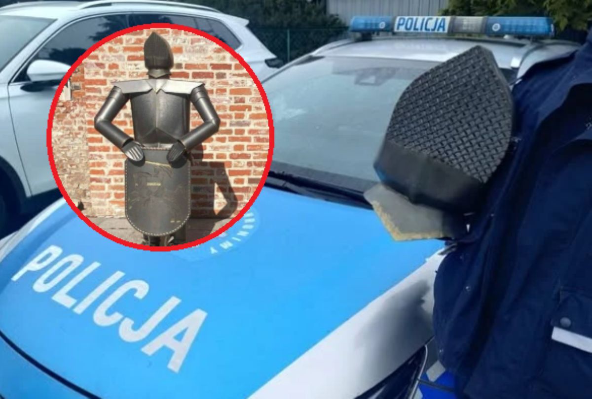 Policja odzyskała "głowę" rycerza. Zatrzymano też podejrzanych
