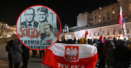 Skandaliczny transparent na proteście? "Nie mają żadnych zahamowań"