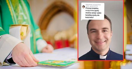 Chce wziąć na mszę do kościoła. Ksiądz stanowczo komentuje