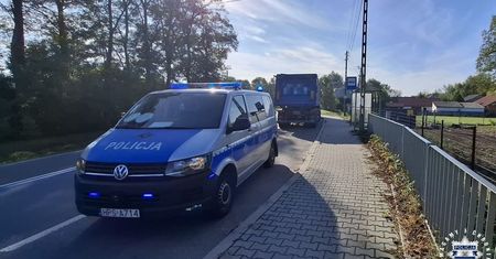 Kierowca ciężarówki miał 0,4 promila. Policja zatrzymała go w Niedziałkach