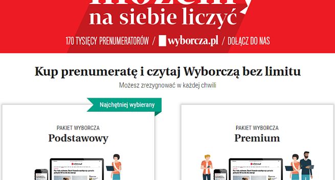 Subskrybent cyfrowy „Gazety Wyborczej” płaci 10 zł miesięcznie. „Popularyzujemy płatności autoodnawialne”