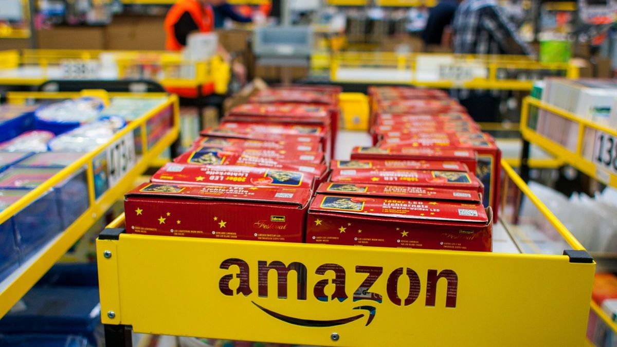 Centrum logistyczne firmy Amazon