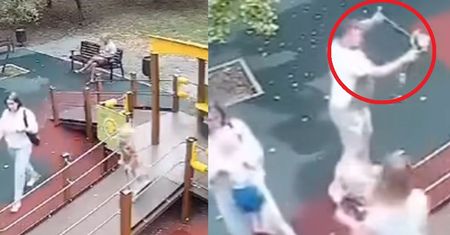 Wszystko się nagrało. Przerażająca scena z placu zabaw