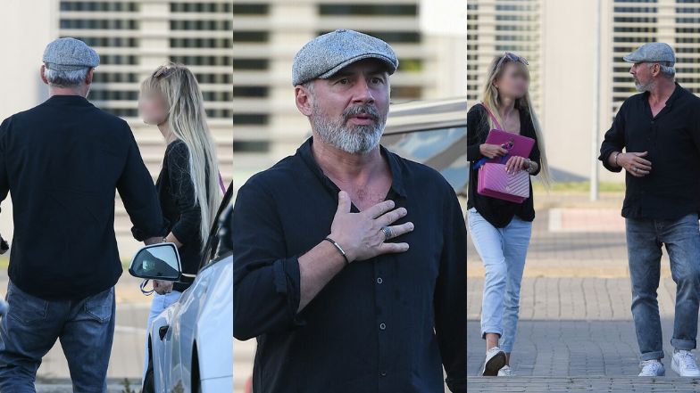 Jacek Kopczyński przybył na premierę z nową partnerką