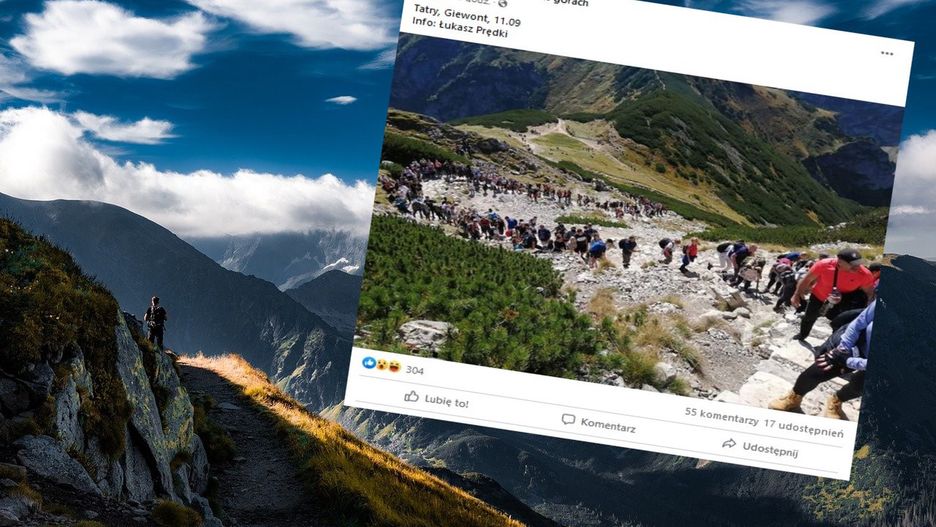 Najazd turystów na Tatry 