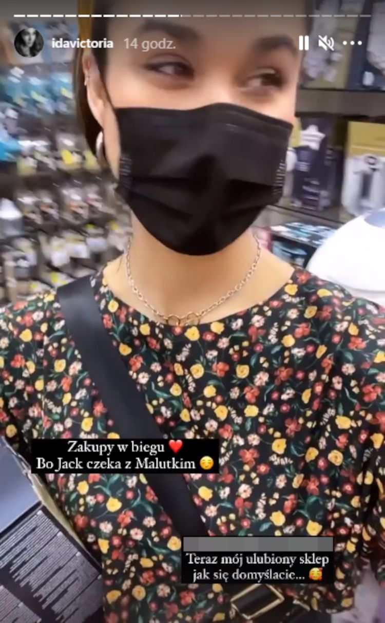 Ida Nowakowska pokazała syna i udała się na shopping