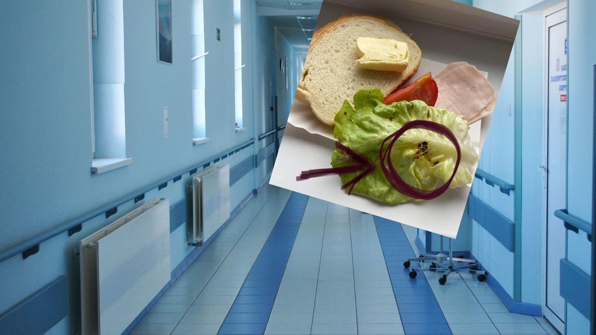 Podali dziecku na kolację brudną sałatę w szpitalu