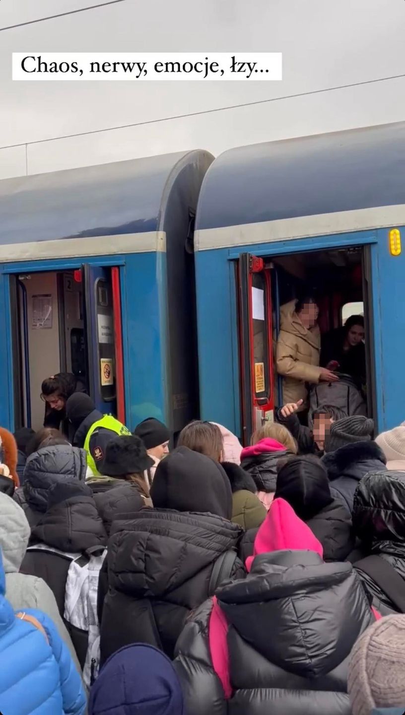 Syn Beaty Tadli relacjonuje sytuację na granicy polsko-ukraińskiej