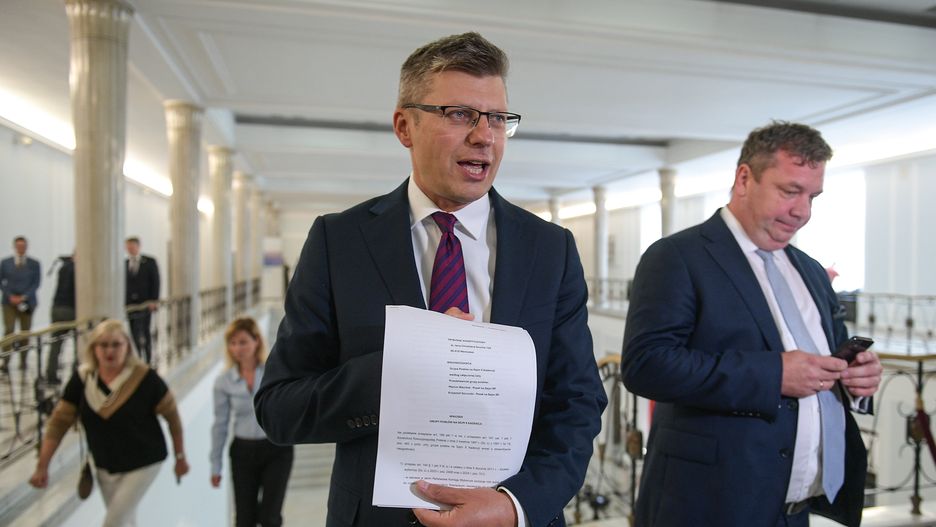 Micha� W�jcik, Marcin Warcho�
Marcin Obara
konferencja prasowa, obrad, obrady, PiS, polityk polityka, polityka, pose�, posiedzenie, pos�owie, sejm, 10 10. X, kadencja, kadencji, polityk, Suwerenna Polska, pismo do TK, Trybuna�u Konstytucyjnego