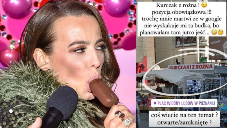 Anna Mucha poleca kurczaka z rożna