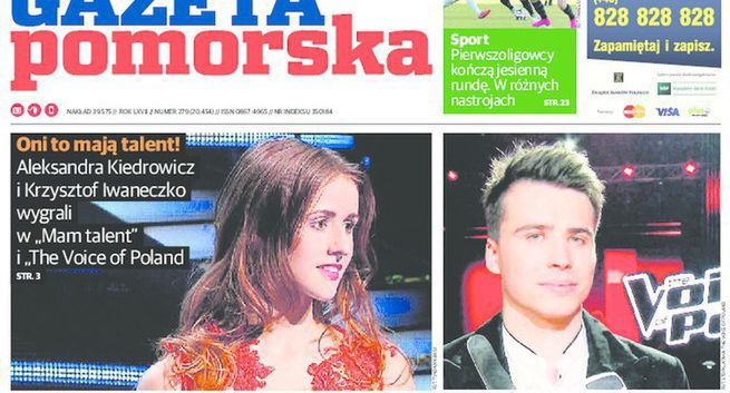 „Gazeta Pomorska” znów przed „Dziennikiem Zachodnim” (dzienniki regionalne za listopad)