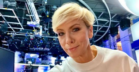 Tak Anita Werner relaksuje się przed pracą. Ale uśmiech!