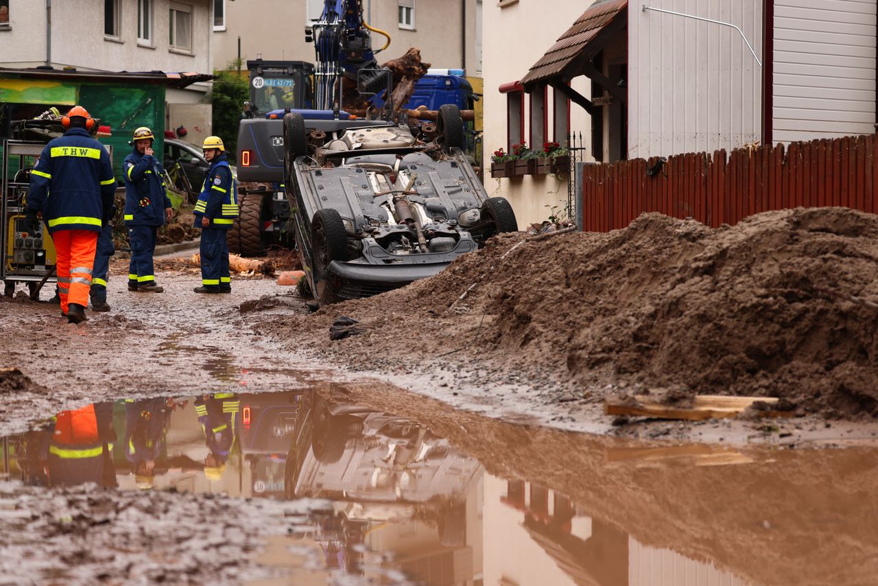 Southern Germany is struggling with the effects of flooding.