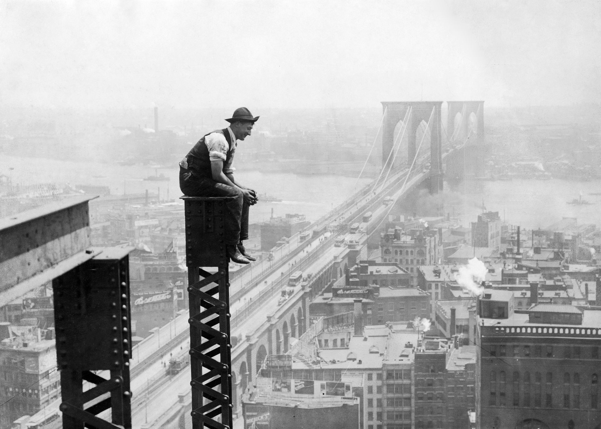  Most Brookliński i East River, 1907 