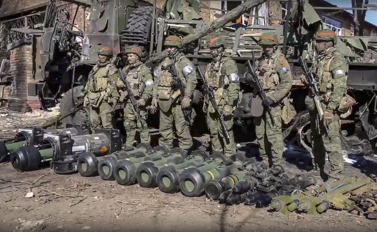 Rosyjska propaganda oskarża Ukraińców o ostrzelanie rosyjskiej wsi Golovchino 