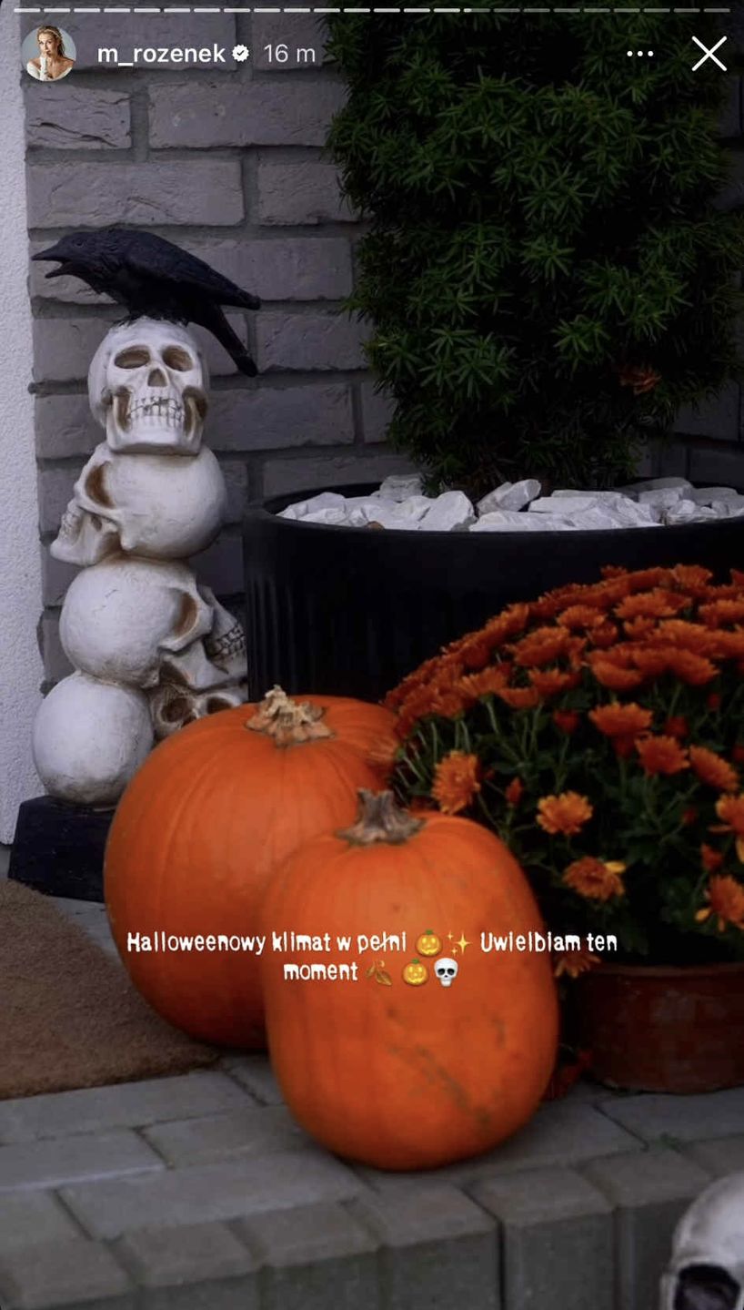 Dom Małgorzaty Rozenek-Majdan na Halloween