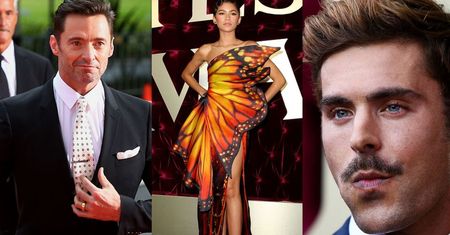 Elegancki Hugh Jackman, wystrojona Zendaya i zamyślony Zac Efron promują film w Australii (ZDJĘCIA)